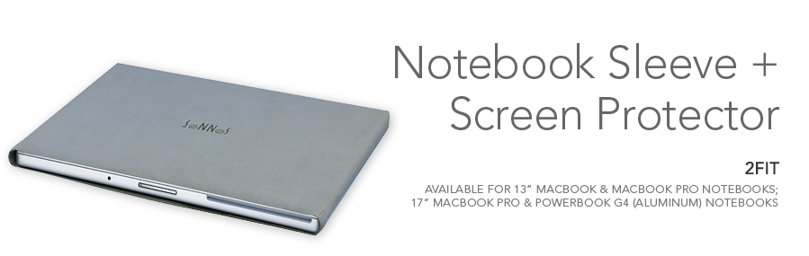 2Fit - Notebook Sleeve + Screen Protector