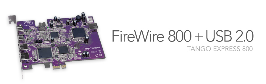 Tango Express 800 - FireWire 800 + USB 2.0