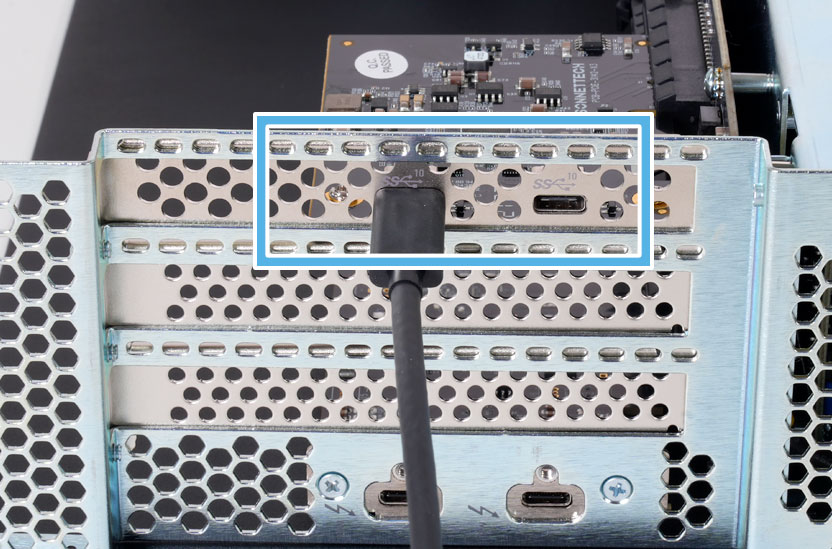 Allegro USB-C PCIe Card Ports