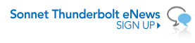Sonnet Thunderbolt eNews Sign Up