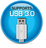 Supports USB 3.0