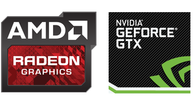 AMD RADEON & NVIDIA GEOFORCE GTX Logos