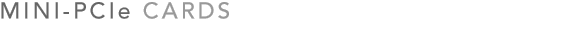 PCI/PCI-X Cards