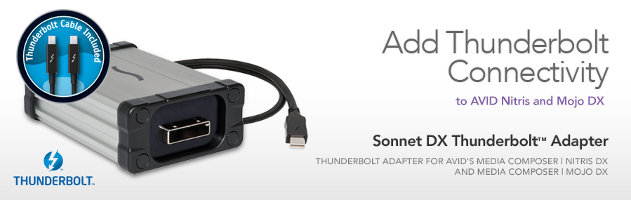 Sonnet DX Thunderbolt Adapter - Add Thunderbolt Connectivity