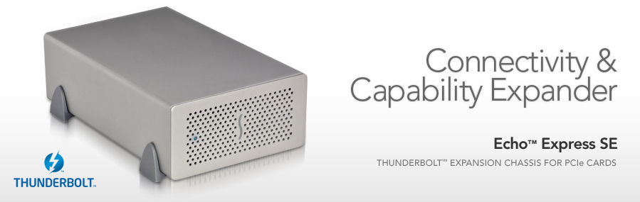 Echo Express SE: Thunderbolt Expansion Chassis for PCIe Cards