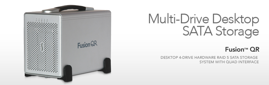 Fusion QR - Multi-Drive Desktop SATA Storage