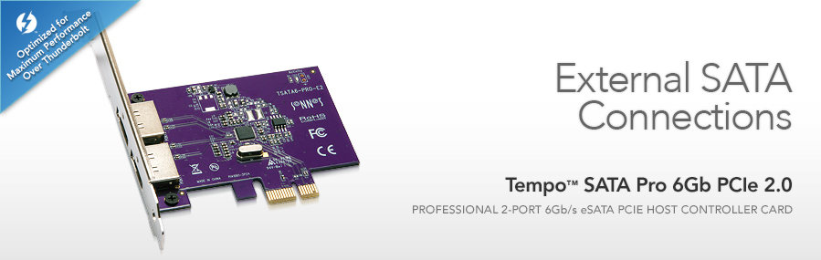 Tempo SATA Pro 6Gb PCIe 2.0