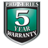 Pro Series 5-Year Warranty Icon