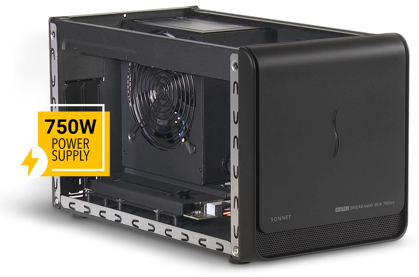 750 and 750ex Models Feature 750W Power Supply