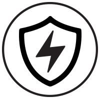 Protected USB Power Delivery Icon