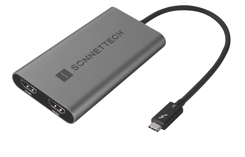 USB 3 DisplayLink Dual 4k 60Hz HDMI Adapter – SONNETTECH