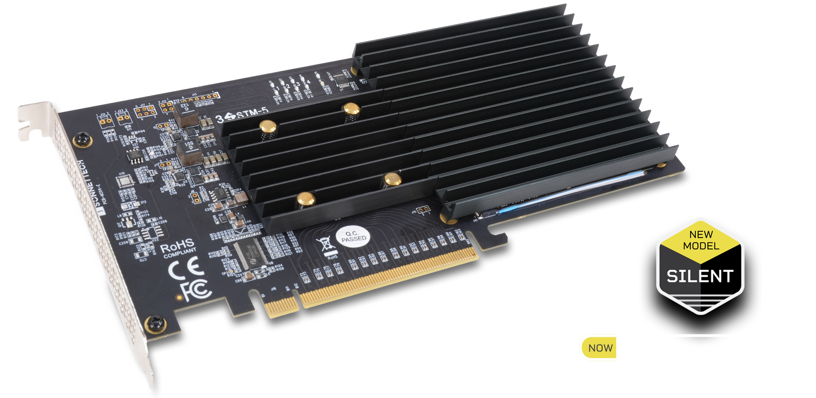 Sonnet M.2 4x4 PCIe Card (Silent)