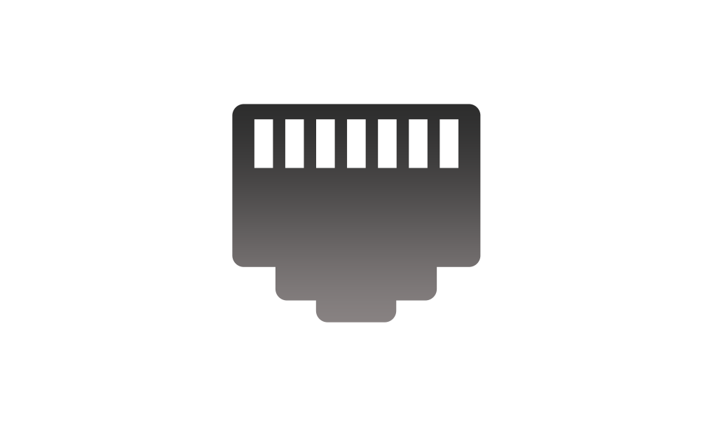 One 10GBASE-T 10GBe Port Icon