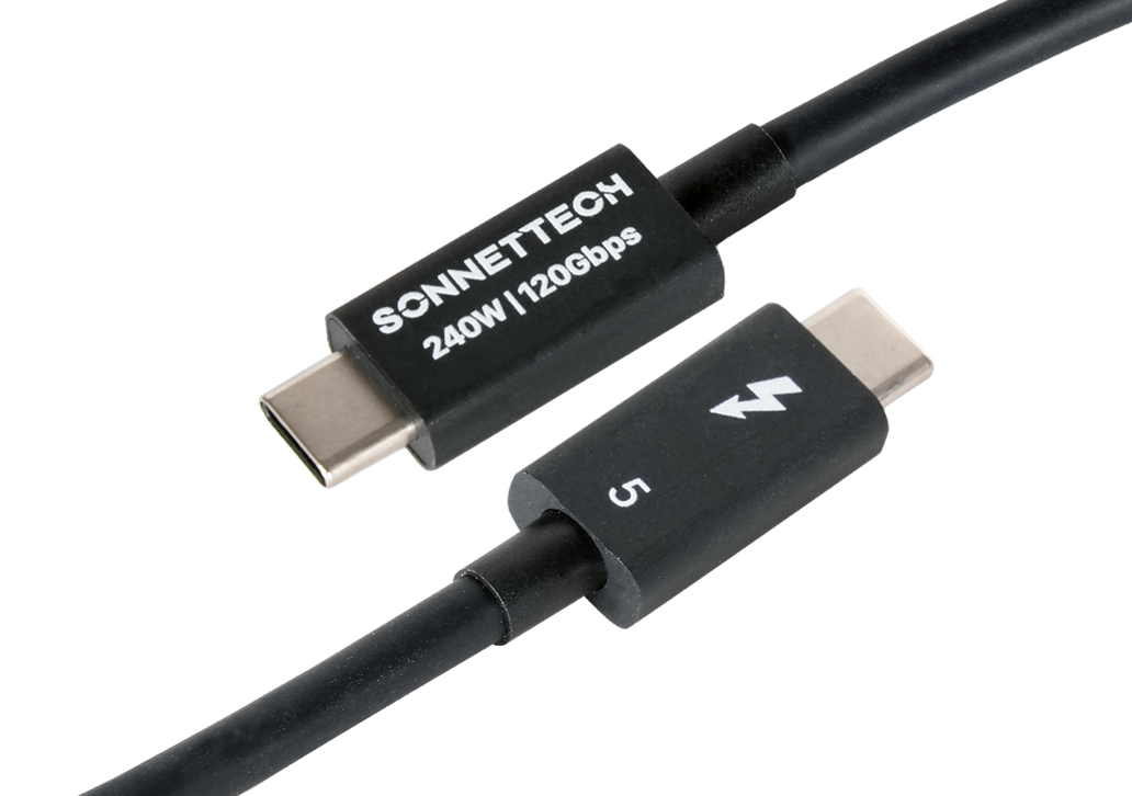 Sonnet Thunderbolt 5 cables.