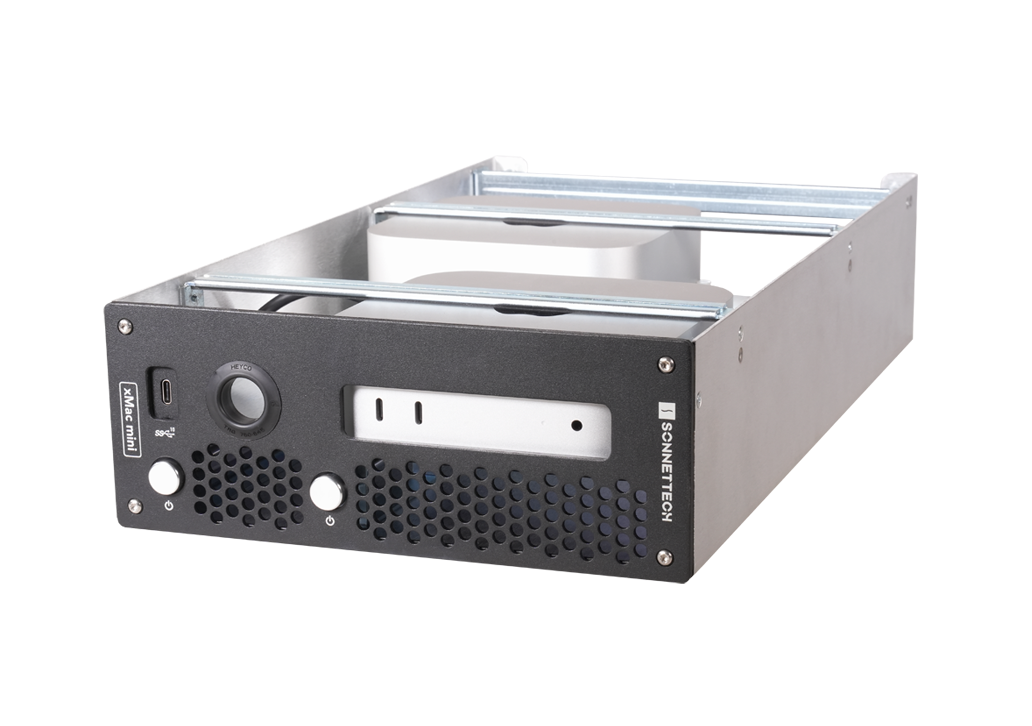 Front view of xMac mini (2024+) Module.