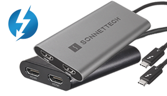 Thunderbolt Dual DisplayPort Adapter – SONNETTECH