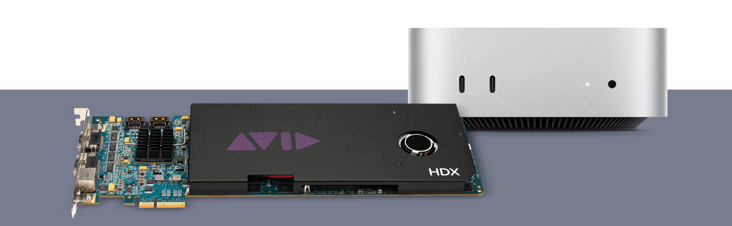 Mac mini with Avid Pro Tools | HDX Card.