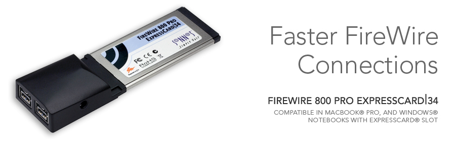 FireWire 800 Pro ExpressCard/34