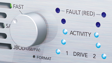 Fusion F3 Front Panel Controls & Status Lights
