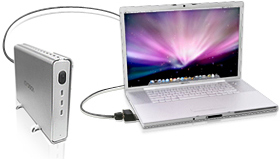 Connecting FireWire 800 Pro ExpressCard/34 installed into MacBook Pro to an external device